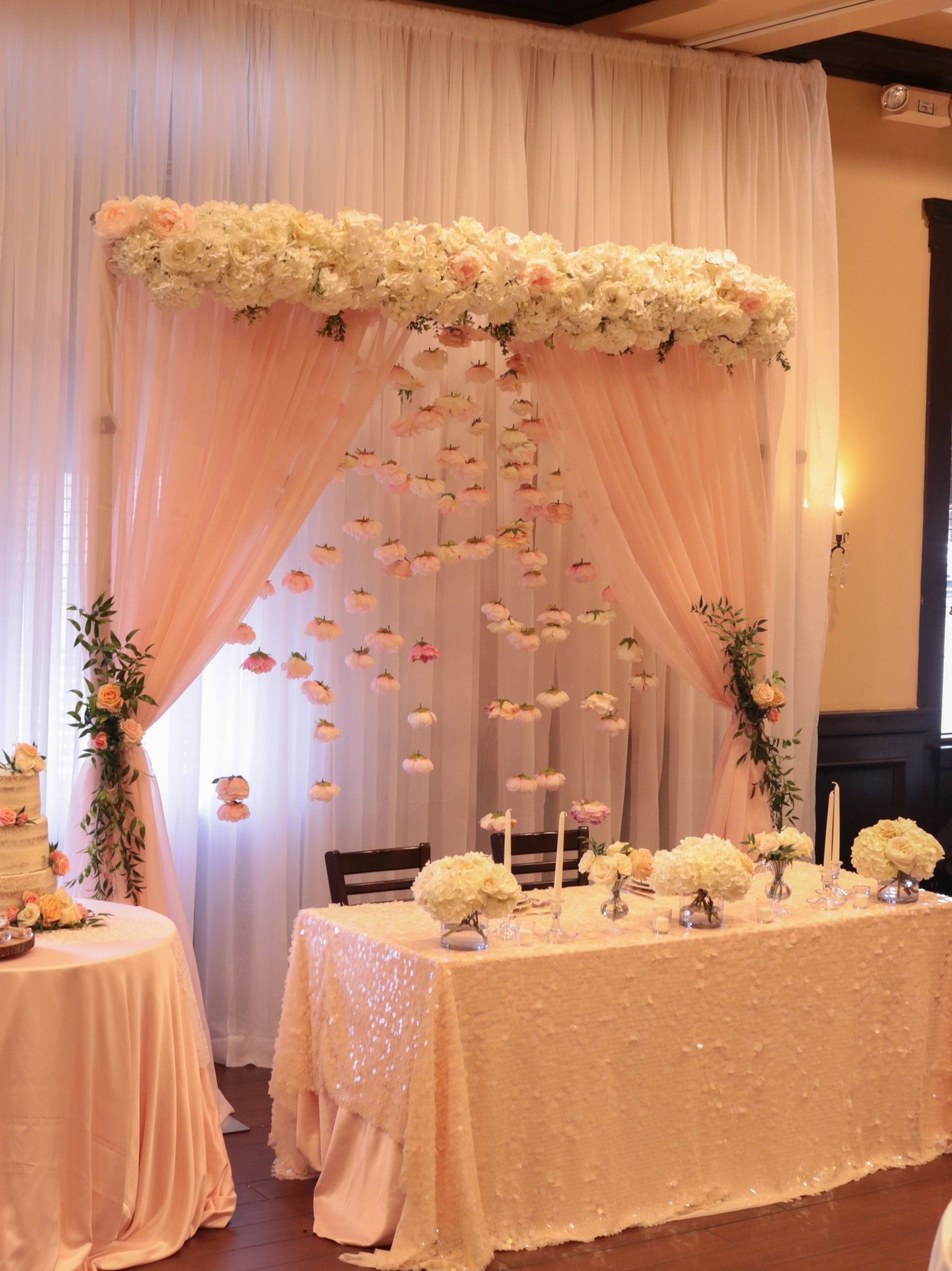 Bright floral arrangements